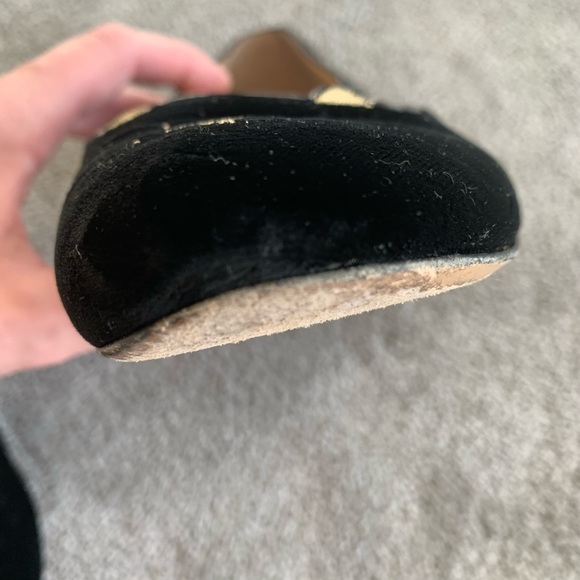 Charlotte Olympia Kitty Flats Black and Gold - Picture 12 of 12